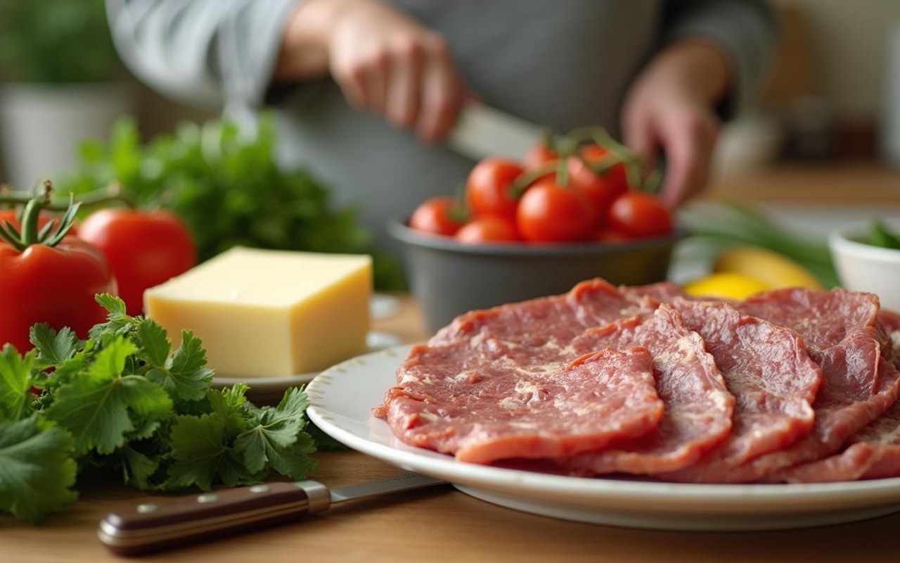 Aliments sains et sûrs pour les femmes enceintes sur une table de cuisine.