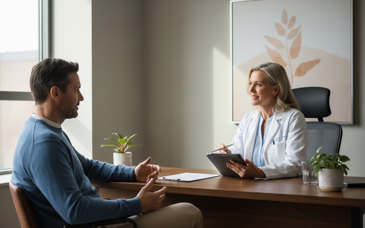 Consultation médicale sur l'arrêt du Lyrica et la gestion du poids.